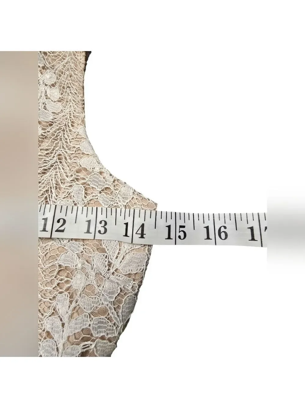 Lulus All of My Heart White Lace Skater Dress Sz. XS - Picture 9 of 9